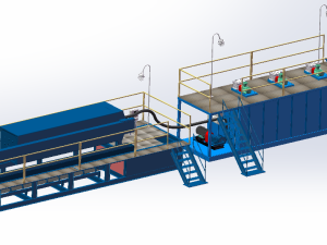 Система обработки шламов на водной основе